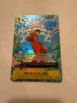 Monkey.D.Luffy (TR) OP07-109 Two Legends Foil One Piece tcg Treasure Rare - Image 1