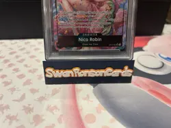 2025 ONE PIECE OP12-LEGACY OF THE MASTER ALTERNATE ART #087 NICO ROBIN PSA 10 - Image 2