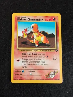Blaine's Charmander - 60/132 - Pokemon Gym Challenge Unlimited Card WOTC - Image 1