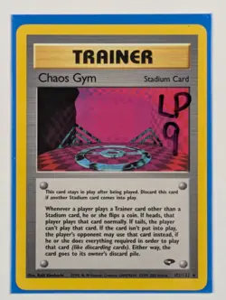 Chaos Gym - 102/132 - Rare Unlimited Gym Challenge - Pokemon Card - LP - Image 3