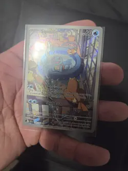 Pokemon Squirtle Holo Illustration TCG Card Stellar Crown 148/142 NM Condition - Image 4