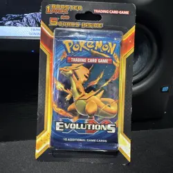 Pokemon TCG XY Evolutions Raichu Blister Booster Pack 5 Card Promo 2016 Sealed - Image 1