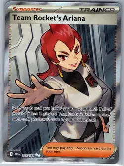 Team Rocket's Ariana 224/182 SV10: Destined Rivals - Pokemon Card - NM - Image 1