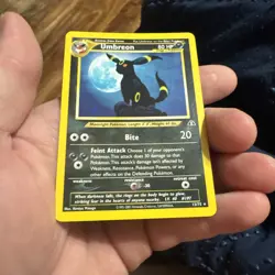 Pokemon Umbreon Holo Neo Discovery 13/75 Wizards of the Coast 2001 English Card - Image 2