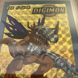 Bandai Digimon Card MetalGreymon ID#54 And ID# 56 WereGarurumon Holo Rare - Image 5