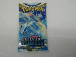 Pokemon Silver Tempest Sword & Shield Booster Pack 10 Card Sealed Unopened - Image 1