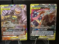 Lot of 4 TAG TEAM Pokemon Cards Arceus Garchomp Girtina Greninja - Image 5