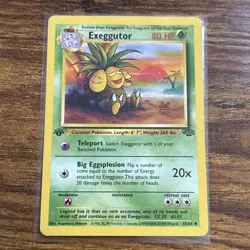 Pokemon Exeggutor TCG Jungle Card 35/64 1st Edition Uncommon - Image 1