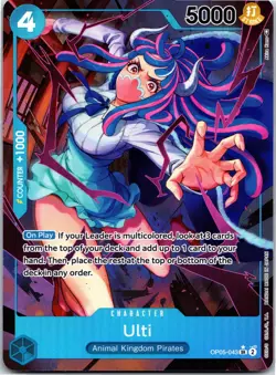 Ulti OP05-043 Alt Art SR Alt Art One Piece Card Game English TCG CCG - Image 1