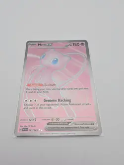 Mew Ex Full Art Ultra Rare Pokemon 151 193/165 Pokemon Card MINT PACK FRESH - Image 1