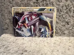 Palkia & Dialga Legend 101/102 Triumphant Holo Pokemon Top Card - Image 2