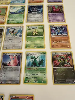 Vintage Lot Of Holographic Pokemon Cards - Image 5