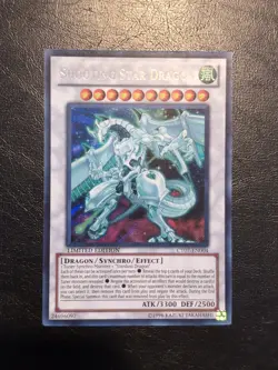 Yu-Gi-Oh! SECRET RARE HOLO CARD SHOOTING STAR DRAGON CT07-EN004 NM - Image 1