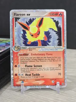 Pokemon Card TCG Flareon ex 108/113 Holo Delta Species Ultra Rare Holo 2005 - Image 3