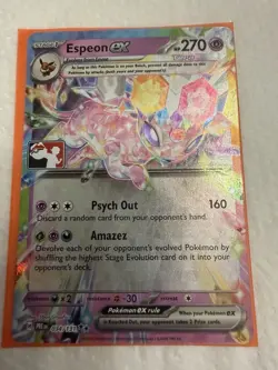 Espeon ex - (Prismatic Evolutions Stamp) 034/131 Misc. Cards & Products Holo - Image 1