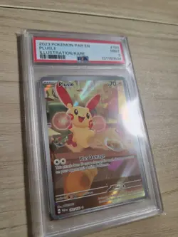 Plusle Paradox Rift Holo Illustration Rare Pokemon TCG Card 193/182 PSA 9 - Image 5