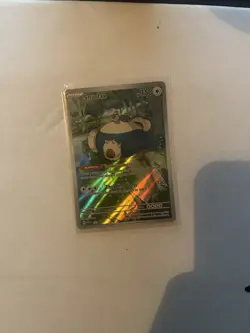 Pokemon TCG Snorlax Promo Holo Card 151 Scarlet and Violet 051 - Image 1