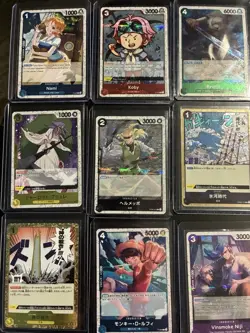 One Piece LOT 20 Cards ALL JOLLY ROGER FOIL and ALL IN TOP LOADERS - Image 2