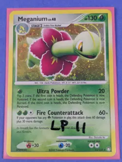 Meganium - 13/123 - Holo Rare Mysterious Treasures - Pokemon Card - LP - Image 3