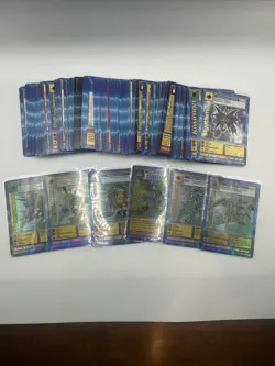120+ Digimon CCG TCG 1999-2000 Card Lot - 6 Holo Foils 1st Edition + - Image 1