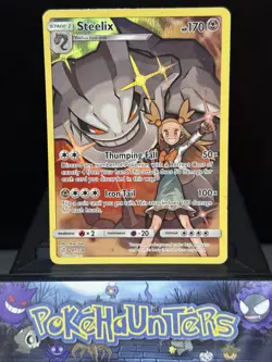 Pokemon Card Steelix 247/236 Cosmic Eclipse Secret Rare Light Play - Image 1