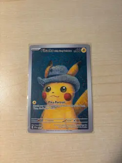 Pikachu Pokemon Van Gogh fan card version, Brand new, NM or M condition - Image 2