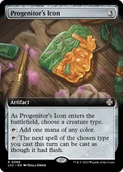 Progenitor's Icon (Extended Art) - Near Mint MTG - Image 1