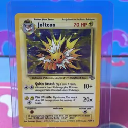 Pokemon TCG Jolteon Jungle Holo Rare Card 4/64 HP - Image 1