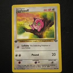Pokemon TCG Cards 1st Edition Jigglypuff 54/64 Jungle NM - Image 1