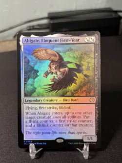 Abigale, Eloquent First-Year Lorwyn Eclipsed #204 NM FOIL - Image 1