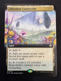 MTG Abundant Countryside, NM-Mint, English Commander: Lorwyn Eclipsed - Image 1