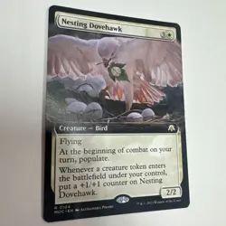 Nesting Dovehawk (Extended Art) Commander: March of the Machine Regular - Image 2