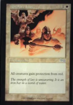Absolute Law - Urza's Saga: #2, Magic: The Gathering Nm C280 - Image 1