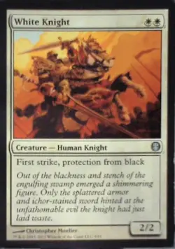 White Knight - Duel Decks: Knights vs. Dragons: #9, Magic: The Gathering Nm C284 - Image 1