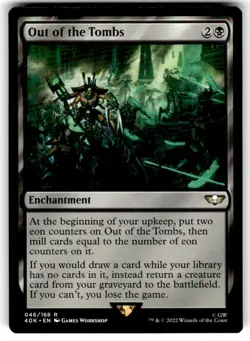 1x Out of the Tombs Warhammer 40K Commander Magic the Gathering NM - Image 1
