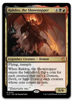 Rakdos, the Showstopper #205 (NM) Ravnica Clue CLU Magic MTG - Image 1