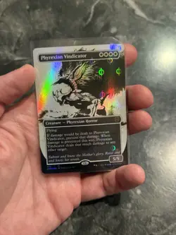 Phyrexian Vindicator (Step-and-Compleat Foil) Phyrexia: All Will Be One *F* - Image 1