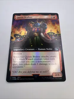 Queen Brahne U 0464 (Foil Extended Art) Final Fantasy Magic The Gathering - Image 1