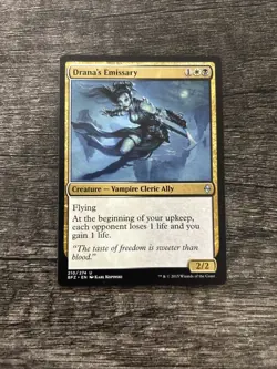 MTG 1x Drana's Emissary x1 LP Battle for Zendikar - Image 1
