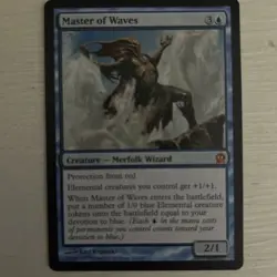 MTG Theros Master of Waves Foil 53/249 MP MYTHIC - Image 1