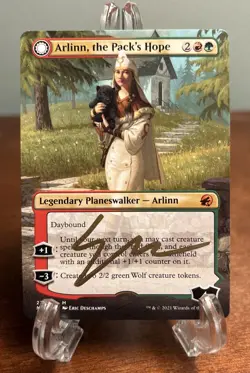 MTG Arlinn The Moons Fury & The Packs Hope Signed Eric Deschamps Artist Proof - Image 2