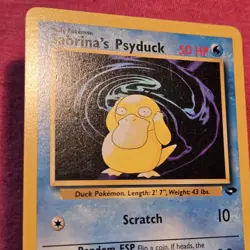 Pokemon WOTC Gym Challenge: Sabrina's Psyduck 99/132 - LP - Image 2