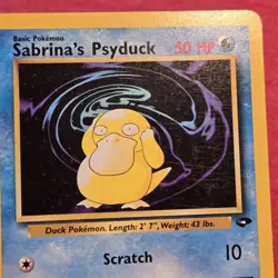 Pokemon WOTC Gym Challenge: Sabrina's Psyduck 99/132 - LP - Image 3