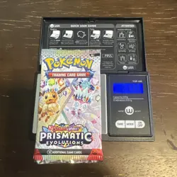 21.73g HEAVY - Pokemon TCG Prismatic Evolution Booster Pack!Possible GOD - Image 1