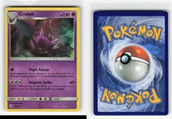 CROBAT 56/149 SUN MOON BASE HOLO RARE POKEMON TCG NM - Image 3