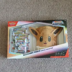 Pokemon Prismatic Evolutions Accessory Pouch Special Collection Eevee New Sealed - Image 1