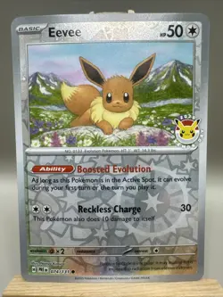 Eevee - (Pokemon Day 2025) (Reverse Cosmos Holo) Promo 74/131 Pokemon TCG - Image 1
