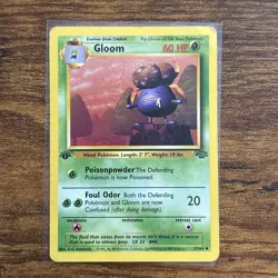 Pokemon TCG Gloom 1st Edition Jungle 37/64 English - Image 1