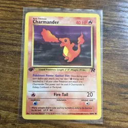 Pokemon TCG Charmander Team Rocket 1st Edition 50/82 (SEE PHOTOS) - Image 1