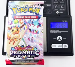 Pokemon TCG PRISMATIC EVOLUTIONS BOOSTER 8 PACK LOT Factory Sealed Heavy - Image 4